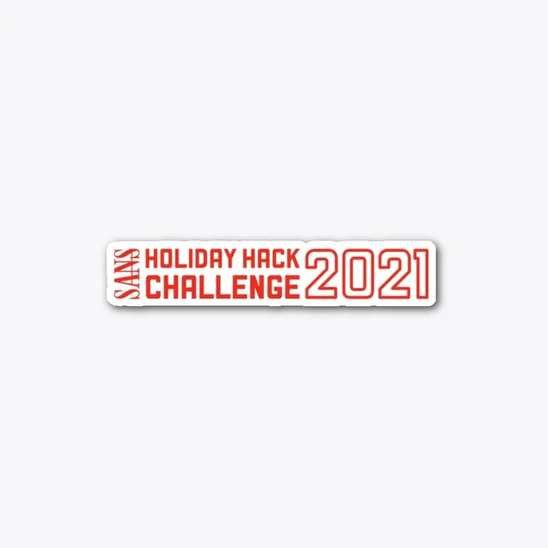 SANS HHC 2021 Sticker